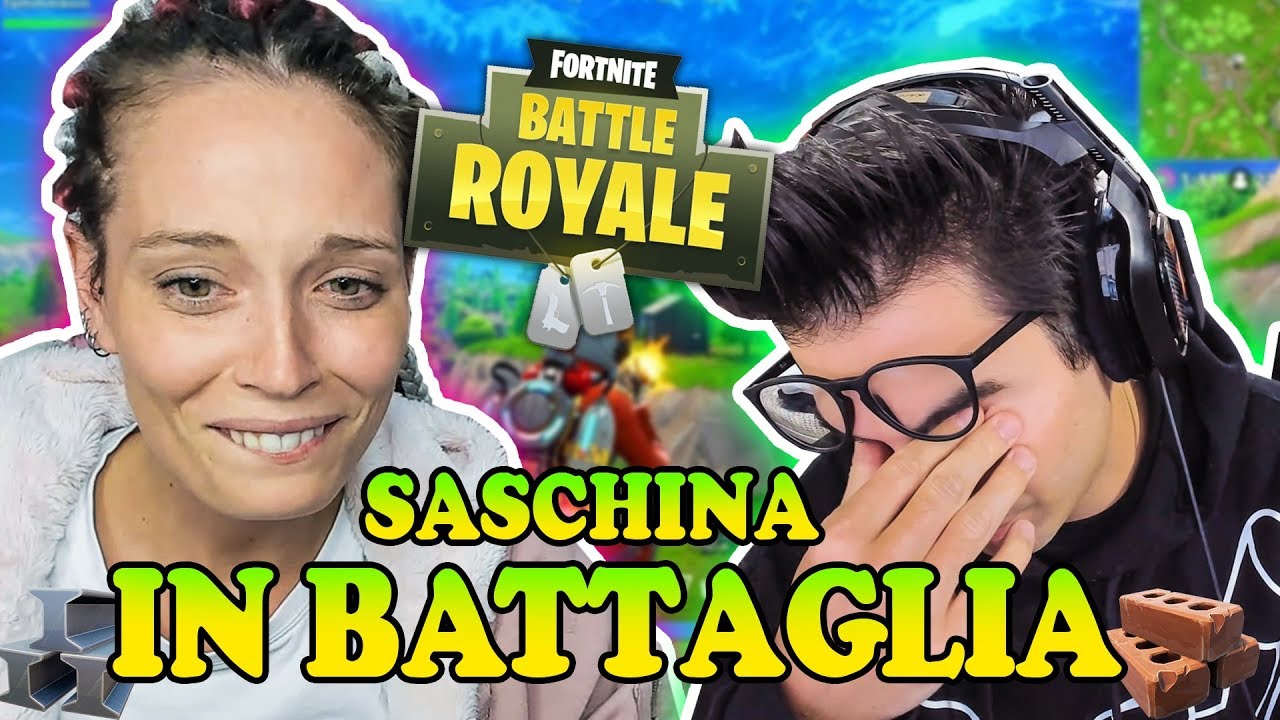 Gioco a FORTNITE con SASCHA ed arriviamo SECONDI!!!