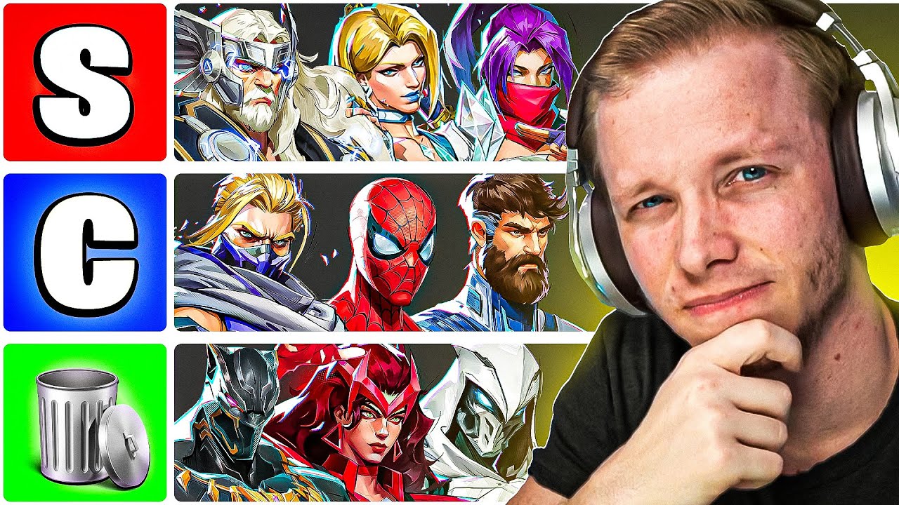 My OFFICIAL Tier List For Marvel Rivals Season 5