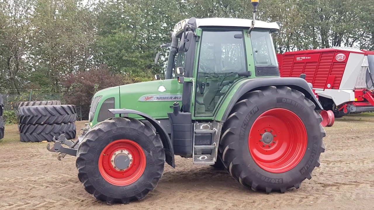 Traktor Fendt Farmer 412 Vario, 2006, 8430h, FH, o. DL, Kruft, Germany