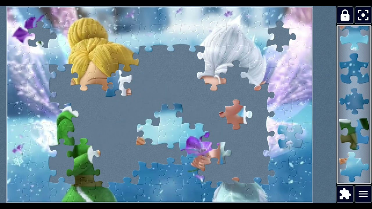 Tinker Bell meets her twin sister periwinkle🧚🧚‍♀️🎀✨️🪄//jigsaw puzzles craft🧩//Amazing puzzles Art🧩//