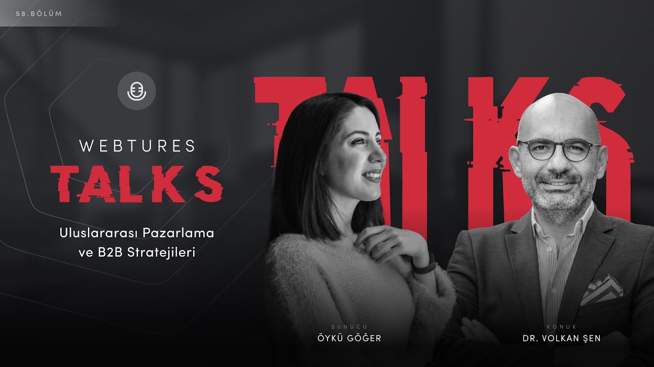 Uluslararası Pazarlama ve B2B Stratejileri - Webtures Talks 58. Bölüm
