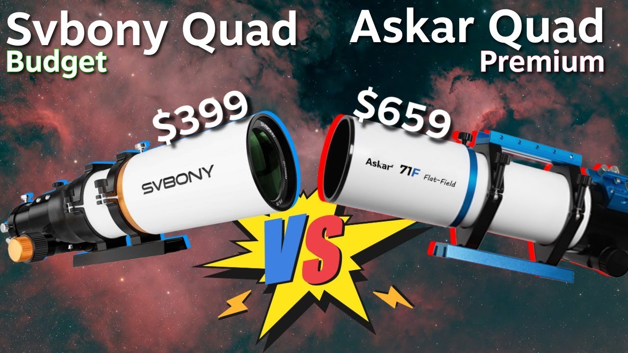 Which Telescope Wins? $399 Svbony Quad vs $659 Askar Quad