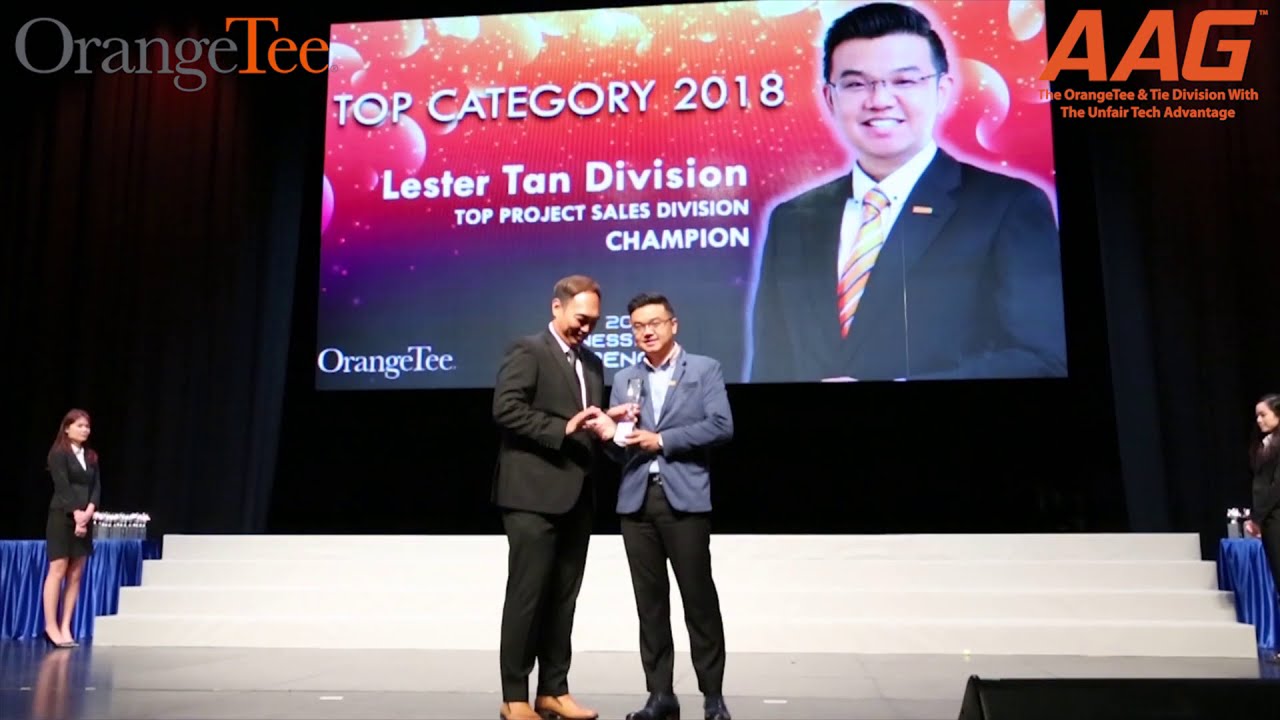 The #1 Top Group in OrangeTee - AAG Division #1 Division Awarded in 2019 for 2018 [OrangeTee BizCon]