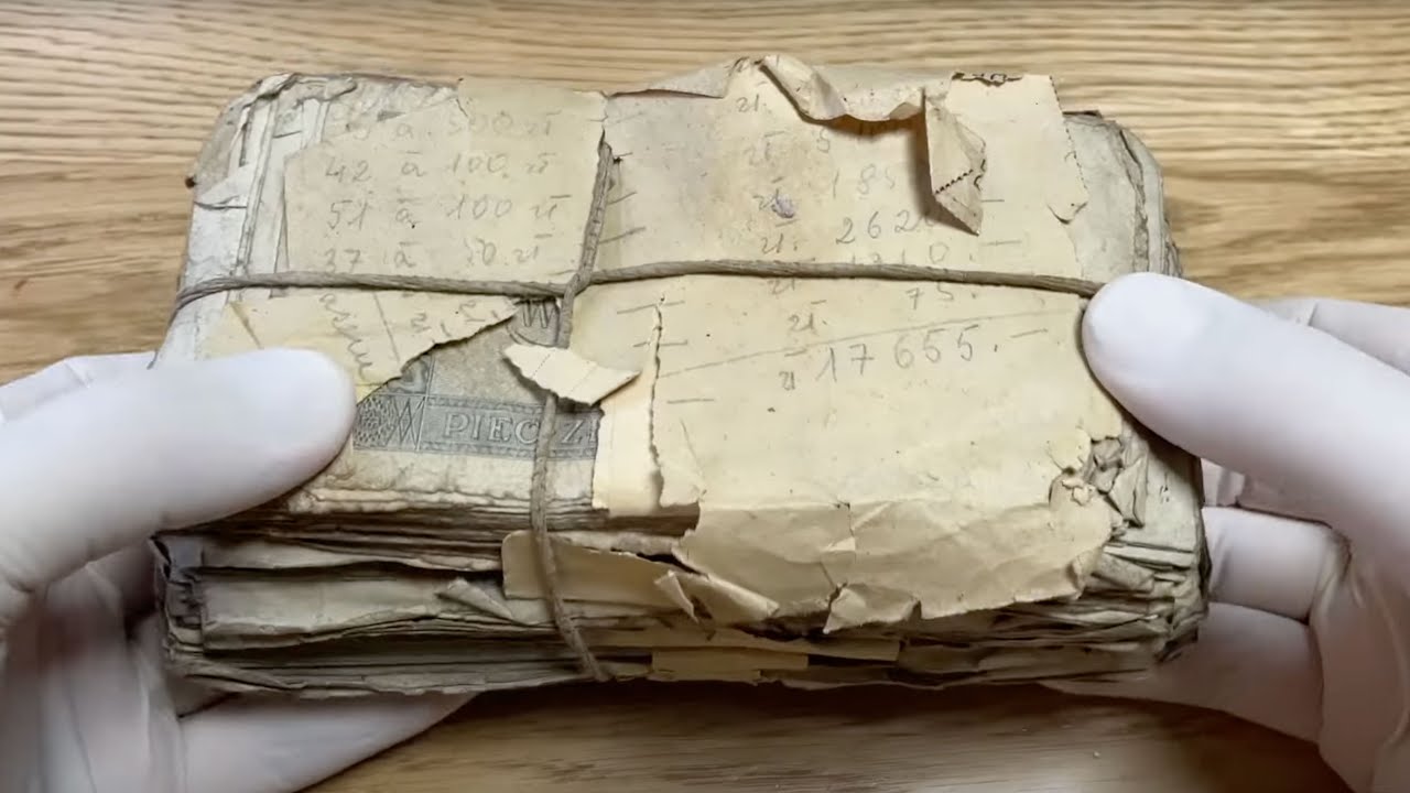 Unboxing prawdziwej, wojennej paczki z pieniędzmi