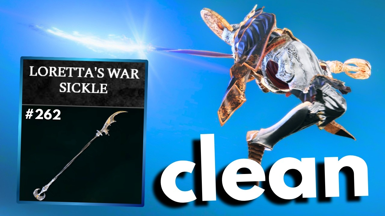 can I make LORETTA'S WAR SICKLE viable? - (beating ELDEN RING with all 402 weapons)