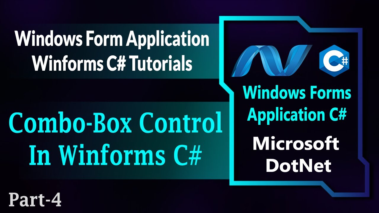 04 | Combo Box Control In Winforms C# | Winforms C# ComboBox | Windows Forms Csharp (Hindi/Urdu)