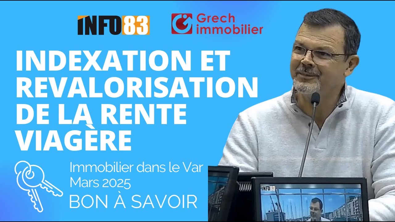 Yves Joliot expert Viager chez Grech Immobilier : indexation et revalorisation de la rente viagère.