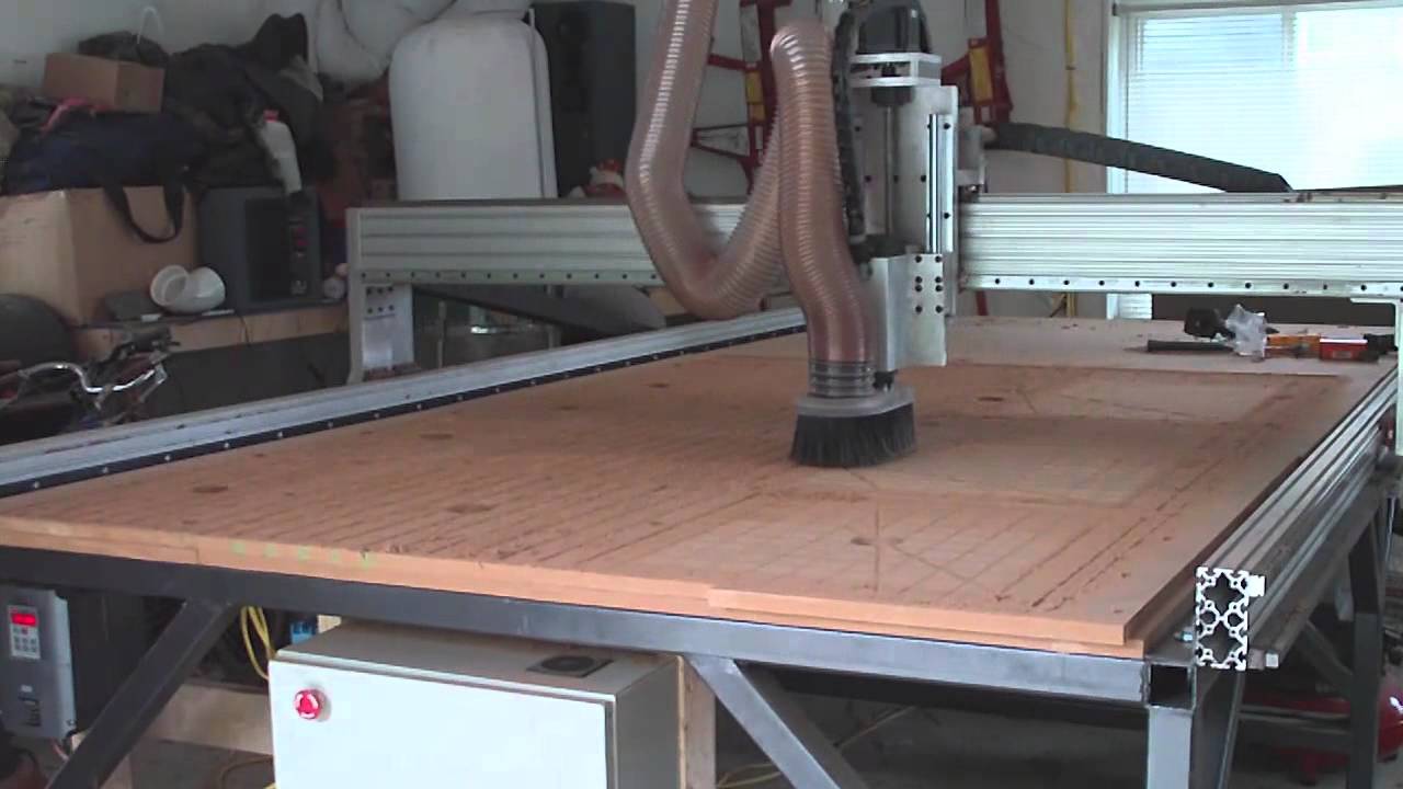 DIY Large Format CNC - Vacuum Plenum Machining