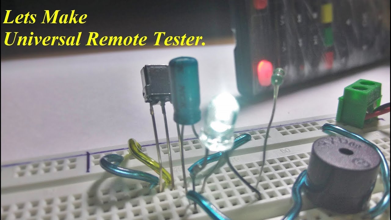 Universal IR REMOTE Tester | TSOP 1838 IR Rx. for remote tester | DIY lets make
