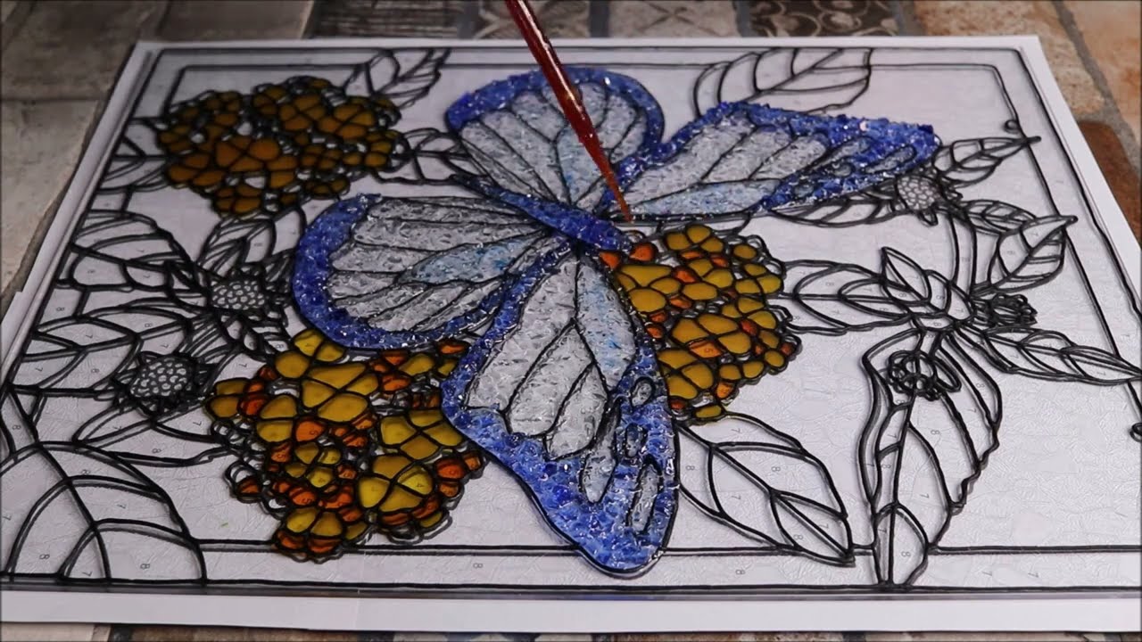 New 🔥 ВИТРАЖНАЯ КАРТИНА ПО НОМЕРАМ / ВИТРАЖ ПО НОМЕРАМ