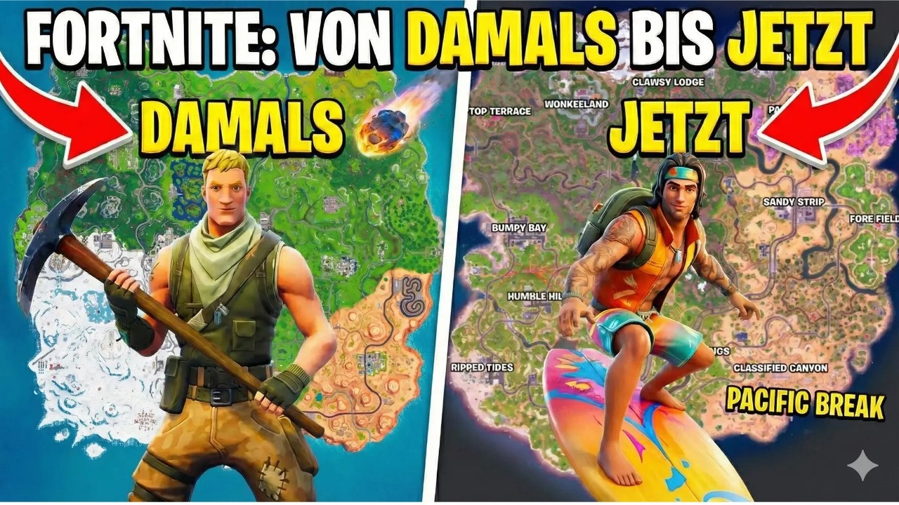 Fortnite: Von damals bis jetzt 🤯🫣​