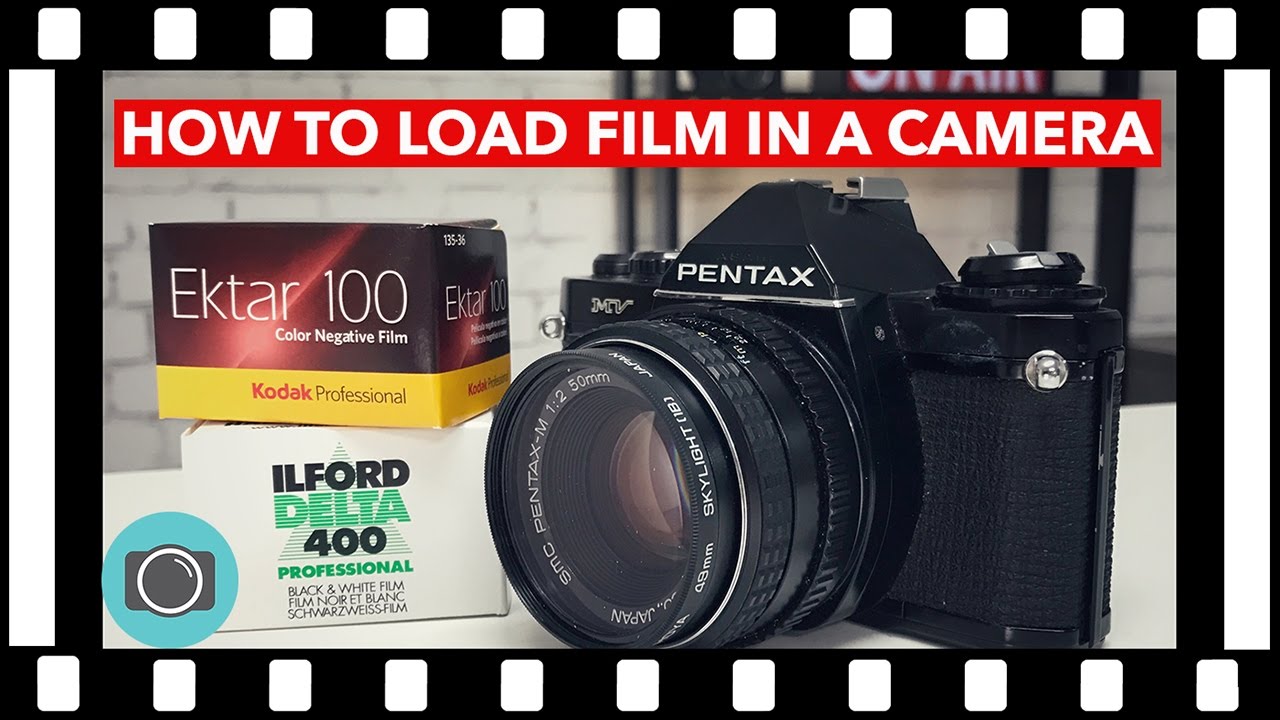 How to load 35mm film into an SLR camera