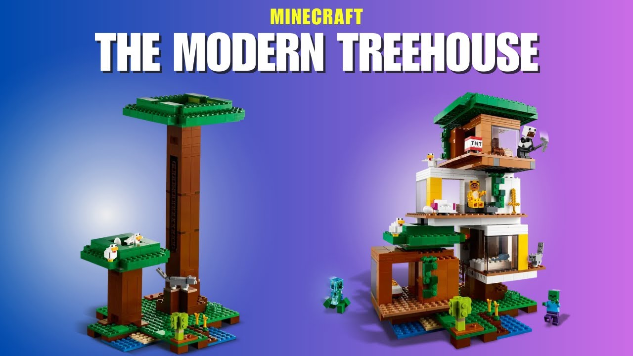 This LEGO Minecraft Treehouse is INSANE | Set 21174