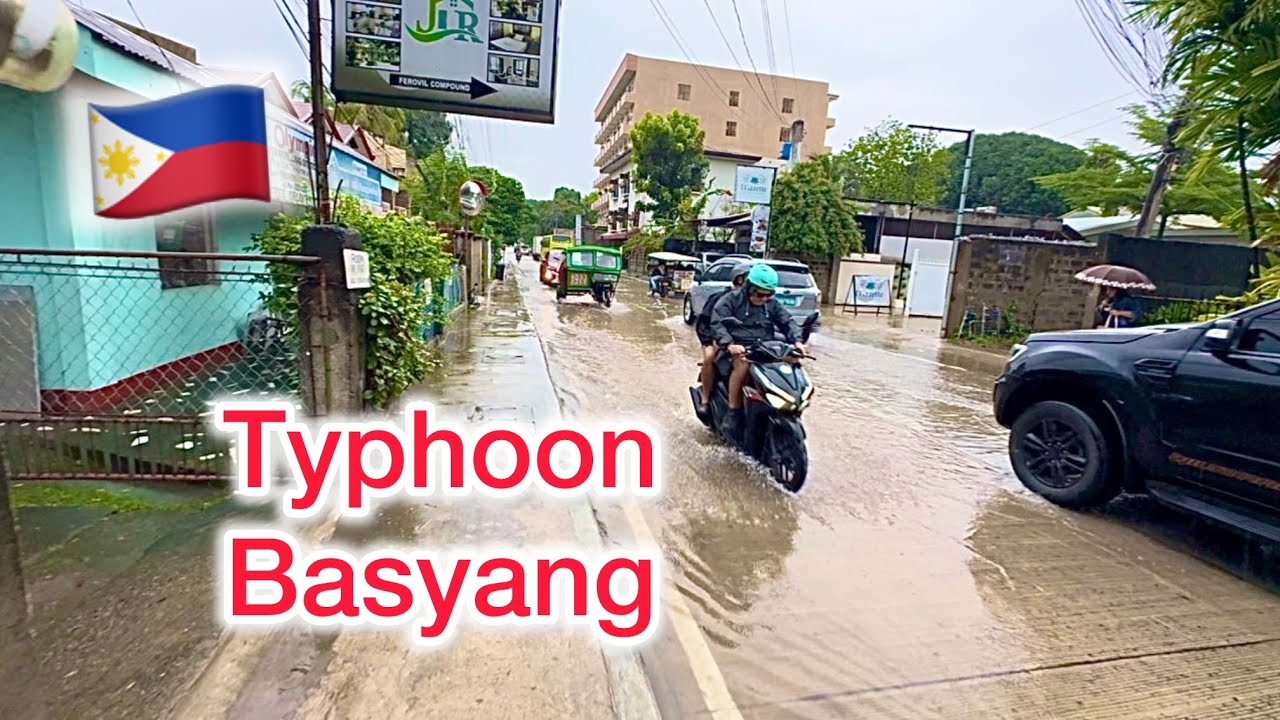 🇵🇭Philippines| Dumaguete Typhoon Basyang Walk