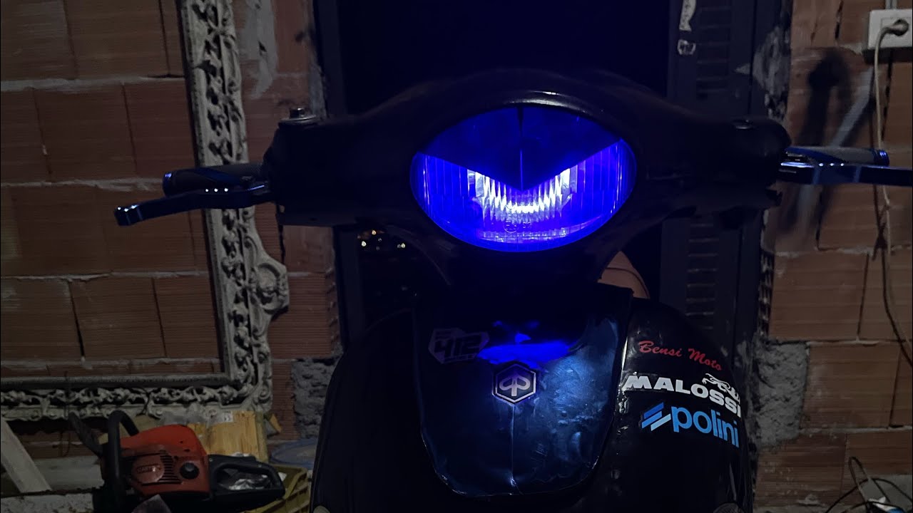 Restauro liberty 50 2t pt5| prima accensione e faro led