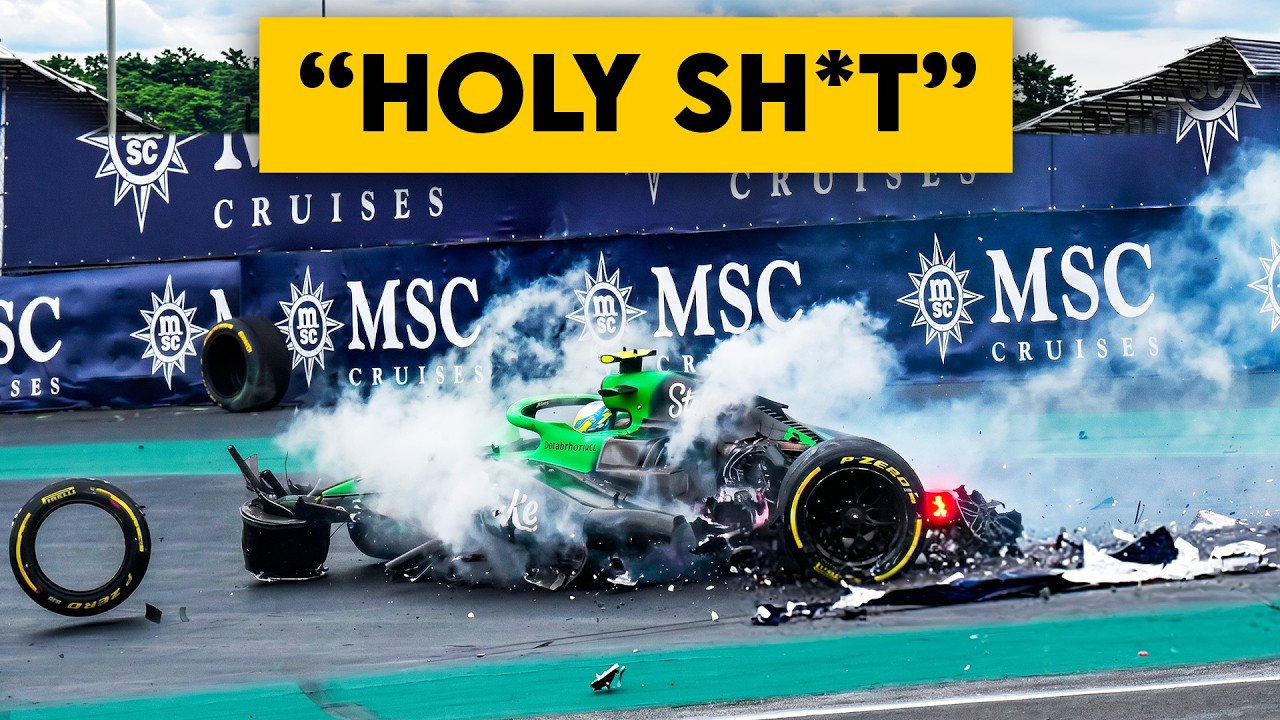 The Most Insane Last Lap Crashes in F1 History