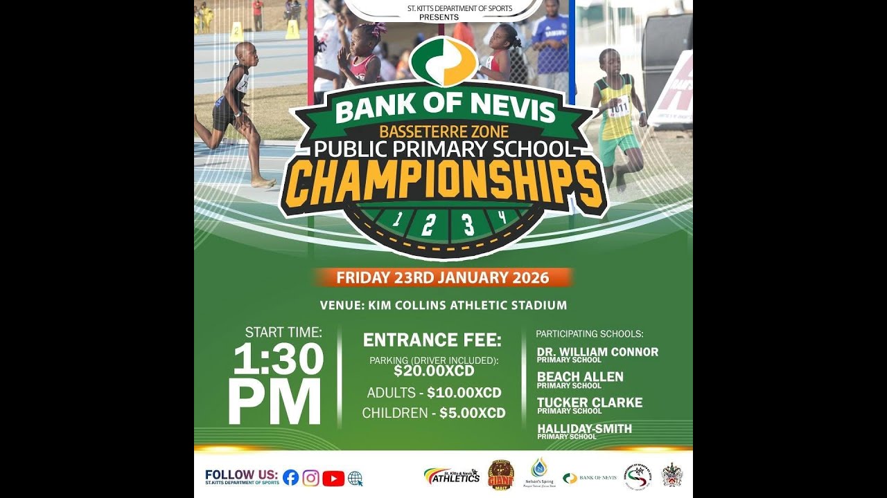 Bank of Nevis Public Primary School Championships 2026- Kim Collins Stadium