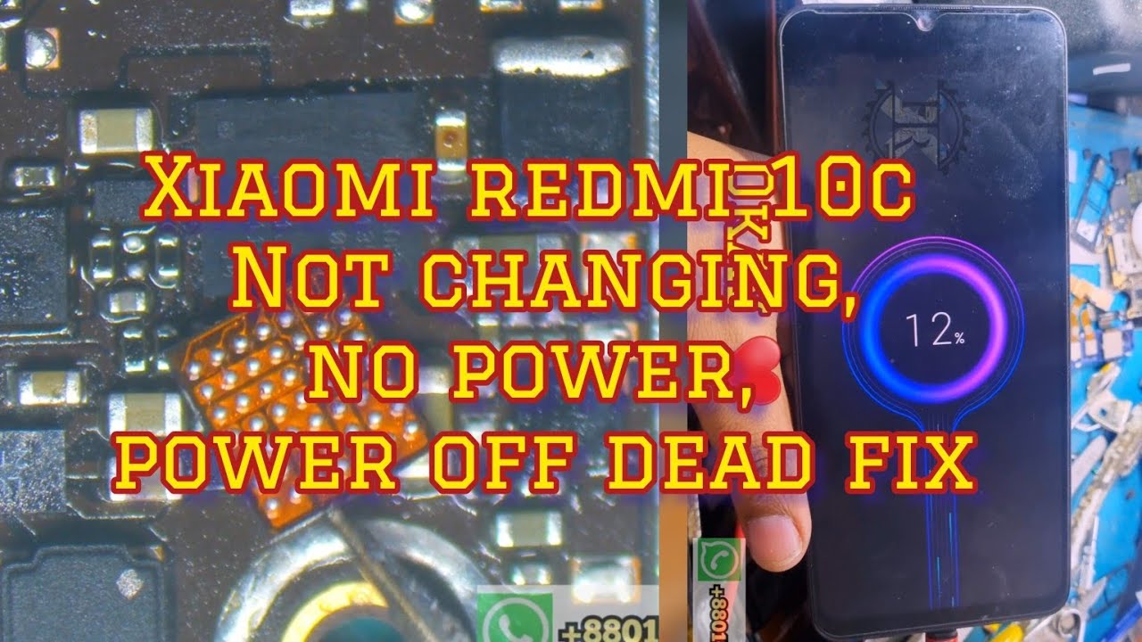 Xiaomi redmi 10c no power dead fix || Xiaomi redmi 10c not changing power off fix