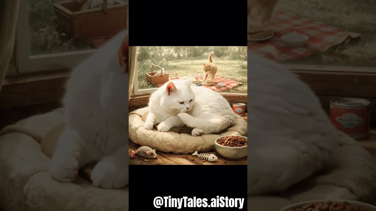 Story- The lazy Cat | TinyTales.aiStory | 