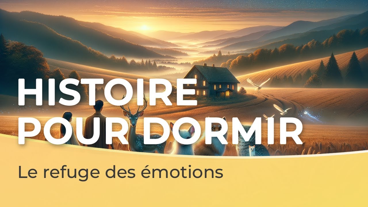 Histoire pour dormir 🏡🦄 | Le refuge des émotions | Voix homme