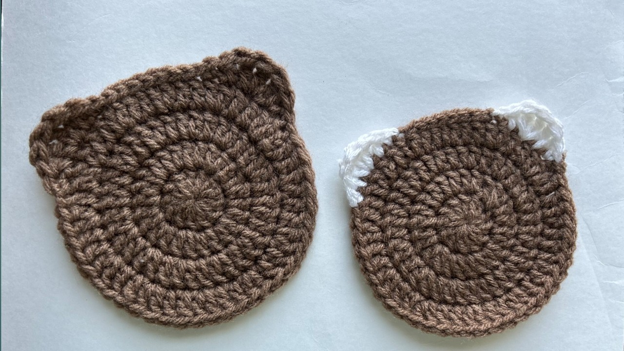 Crochet Bear Coaster | Crochet Coaster for Beginners | Easy Crochet Bear Coaster Tutorial | Coasters