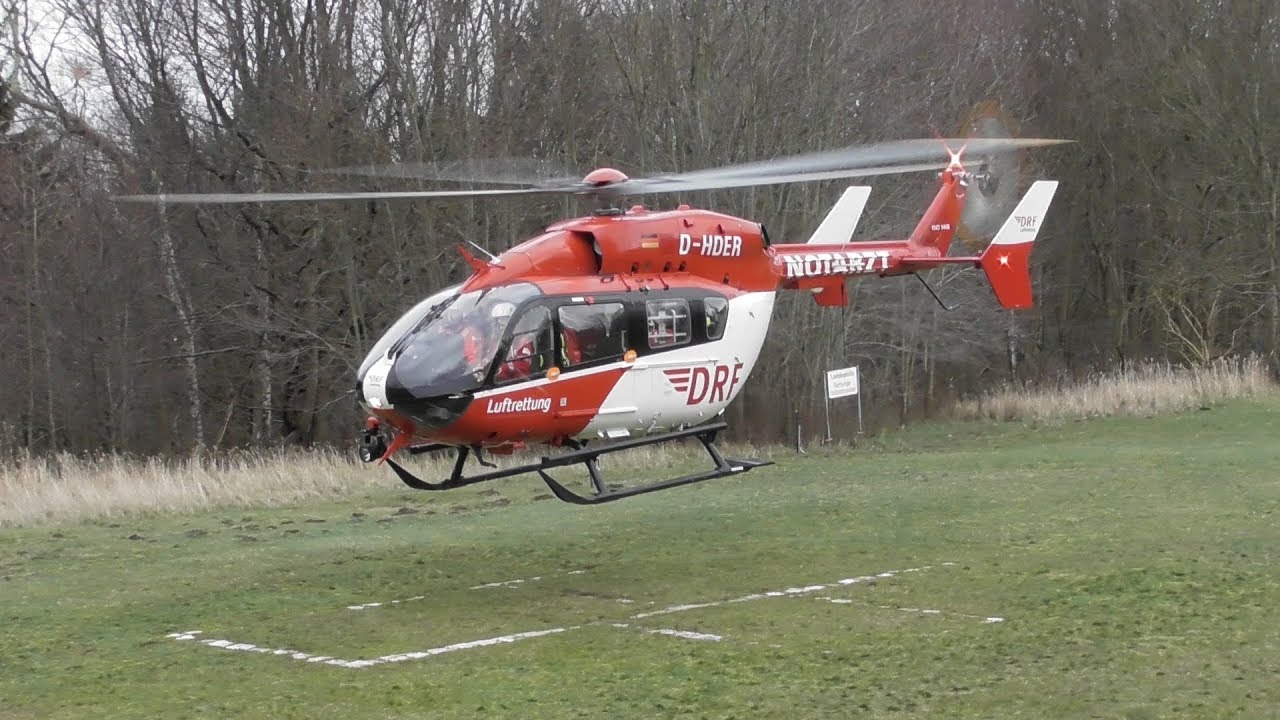 Landung Christoph 47 an der FTZ Bergen [mit nettem Gruß] || Rettung_Rügen