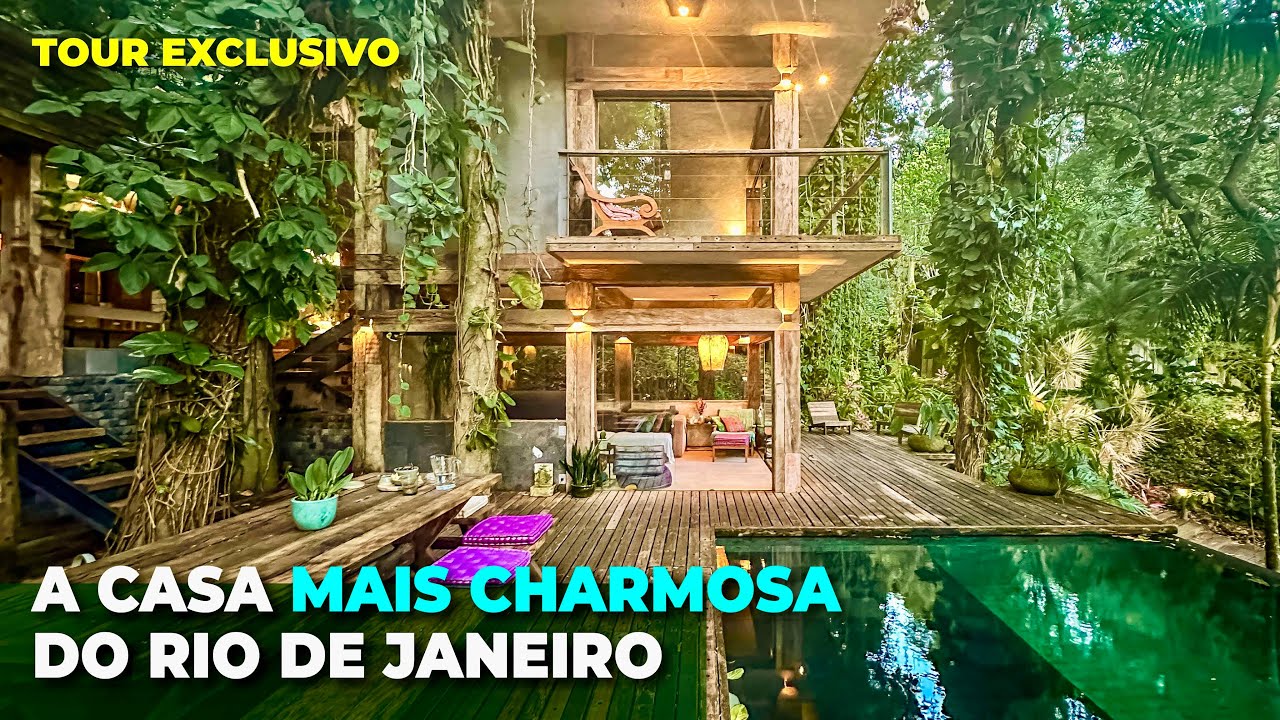 Nem acreditei quando vi essa casa à venda no Rio! 😱 A CASA DA FLORESTA!