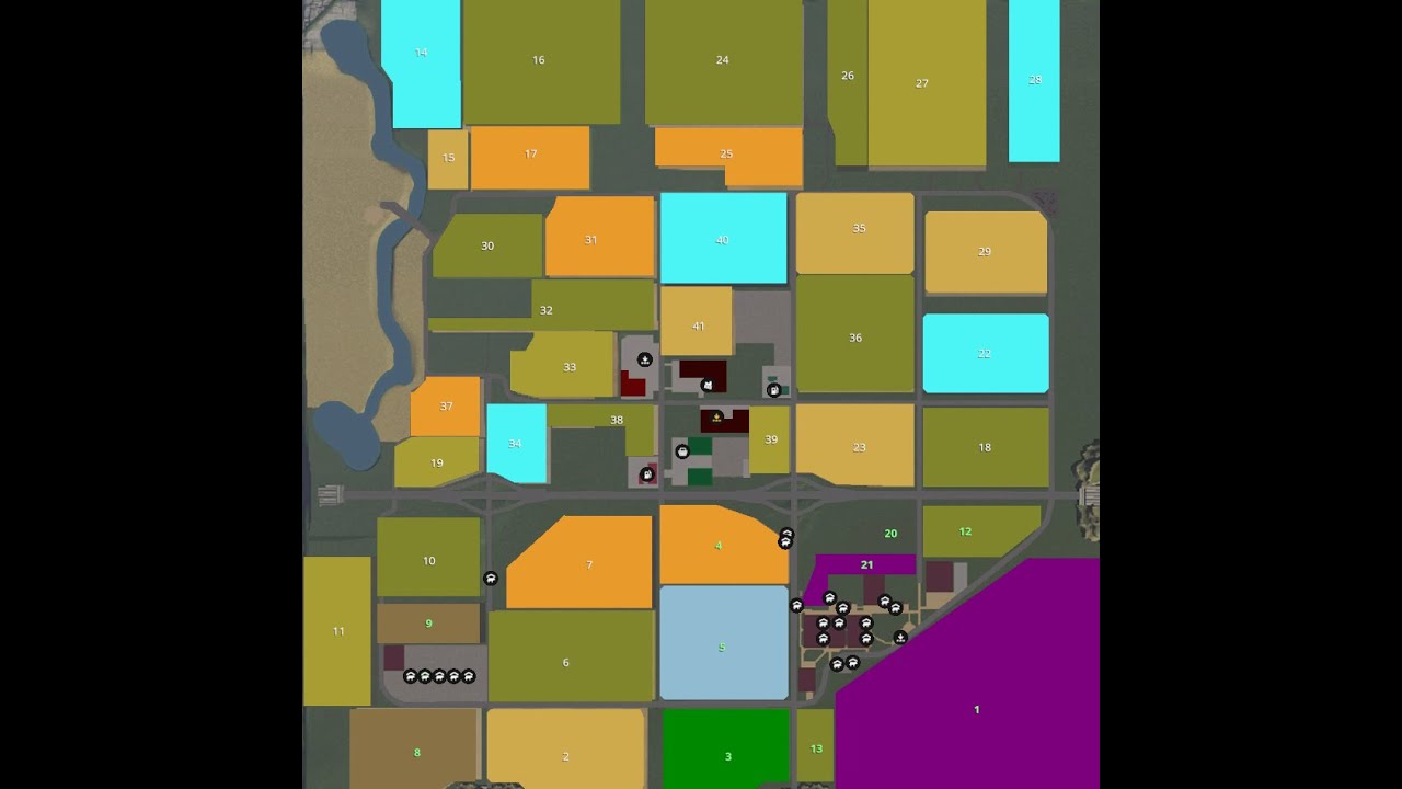Midwest Dairy Map | Farming Simulator 19 | Map flyover