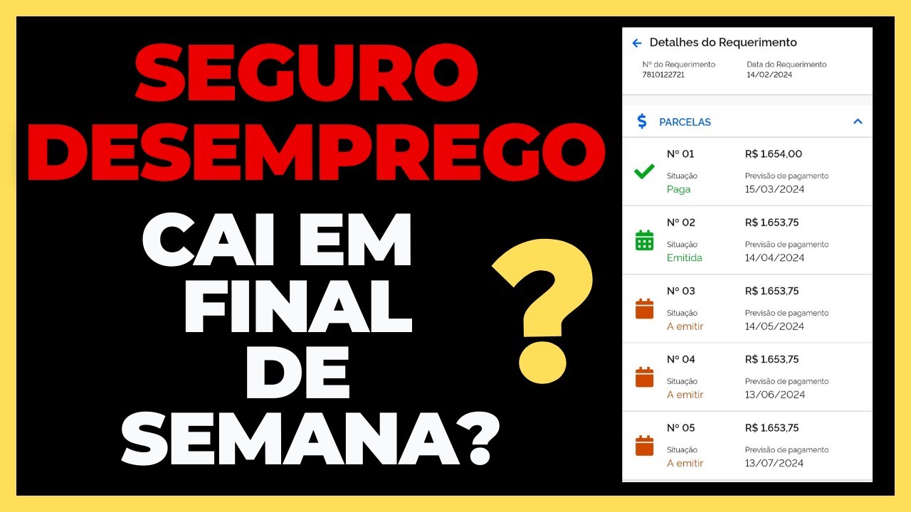 SEGURO DESEMPREGO CAI EM FINAL DE SEMANA