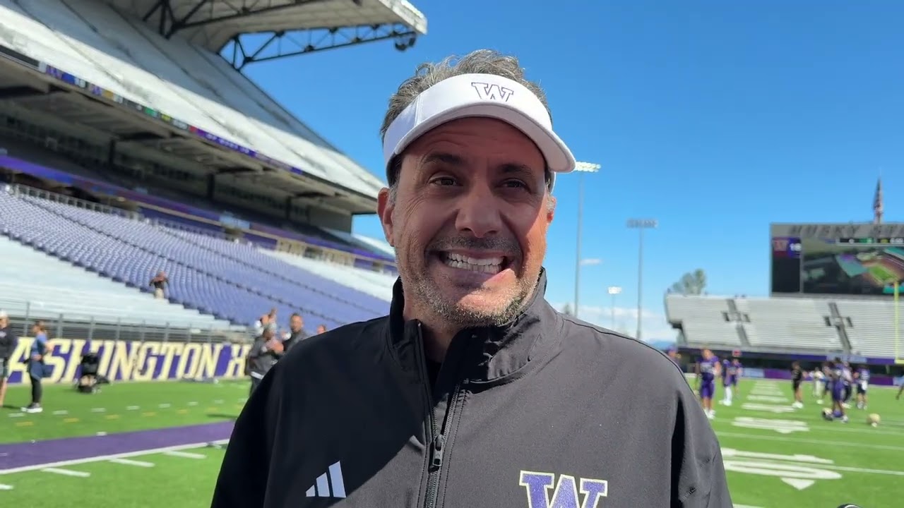 Jedd Fisch talks NFL Draft and Washington Huskies spring practice