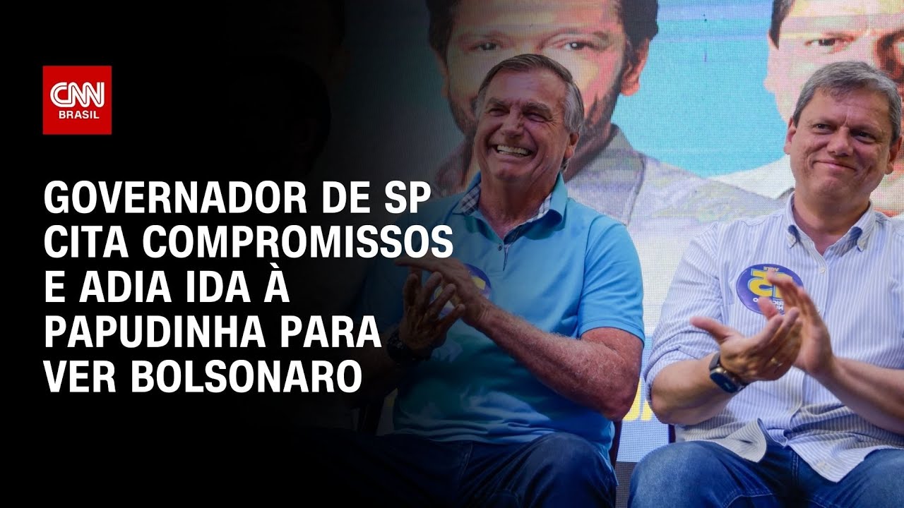 Tarc&iacute;sio de Freitas adia visita a Bolsonaro na Papudinha por motivos de agenda | CNN PRIME TIME