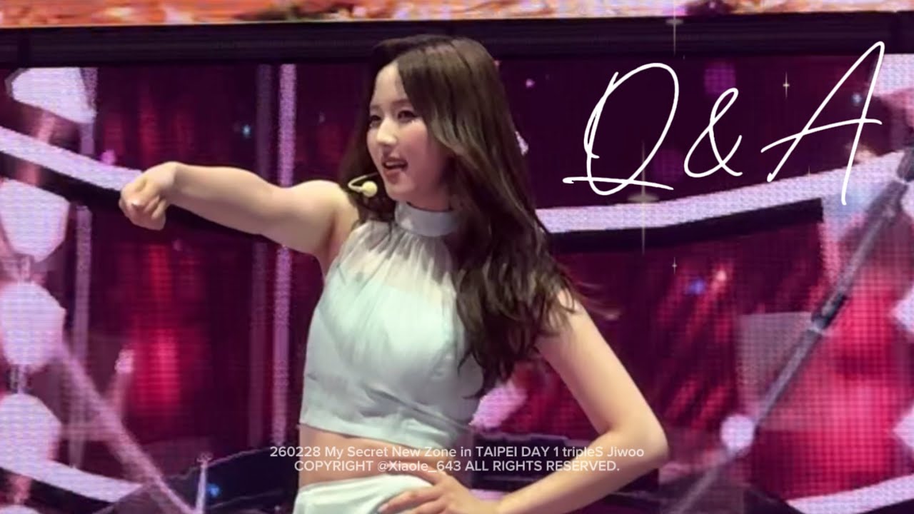 260228 트리플에스 이지우 (tripleS Jiwoo) 'Q&A' - My Secret New Zone in TAIPEI fancam 직캠