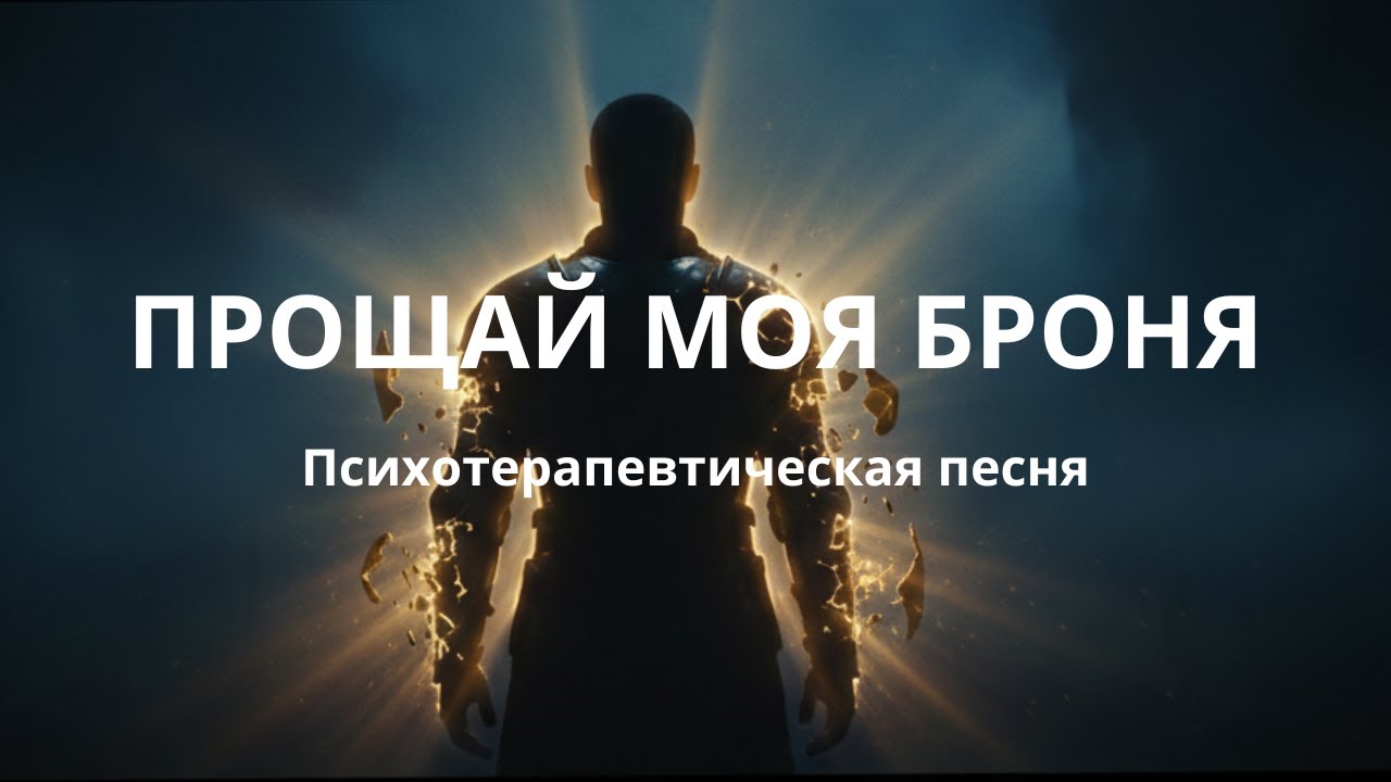 Прощай моя броня | Психотерапевтическая песня о защитных механизмах
