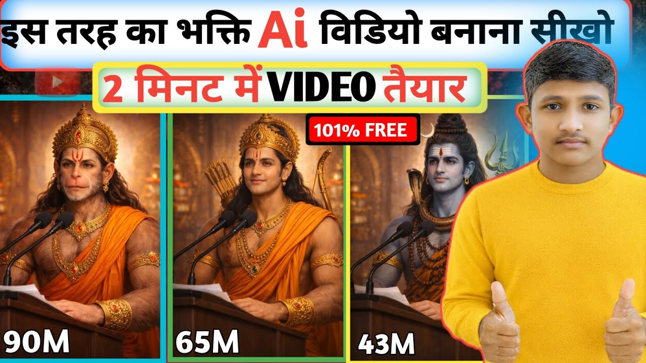 Ai video kaise banaye 🔥 trending ai video kaise banaye  ✅ bhakti ai video kaise banaye 