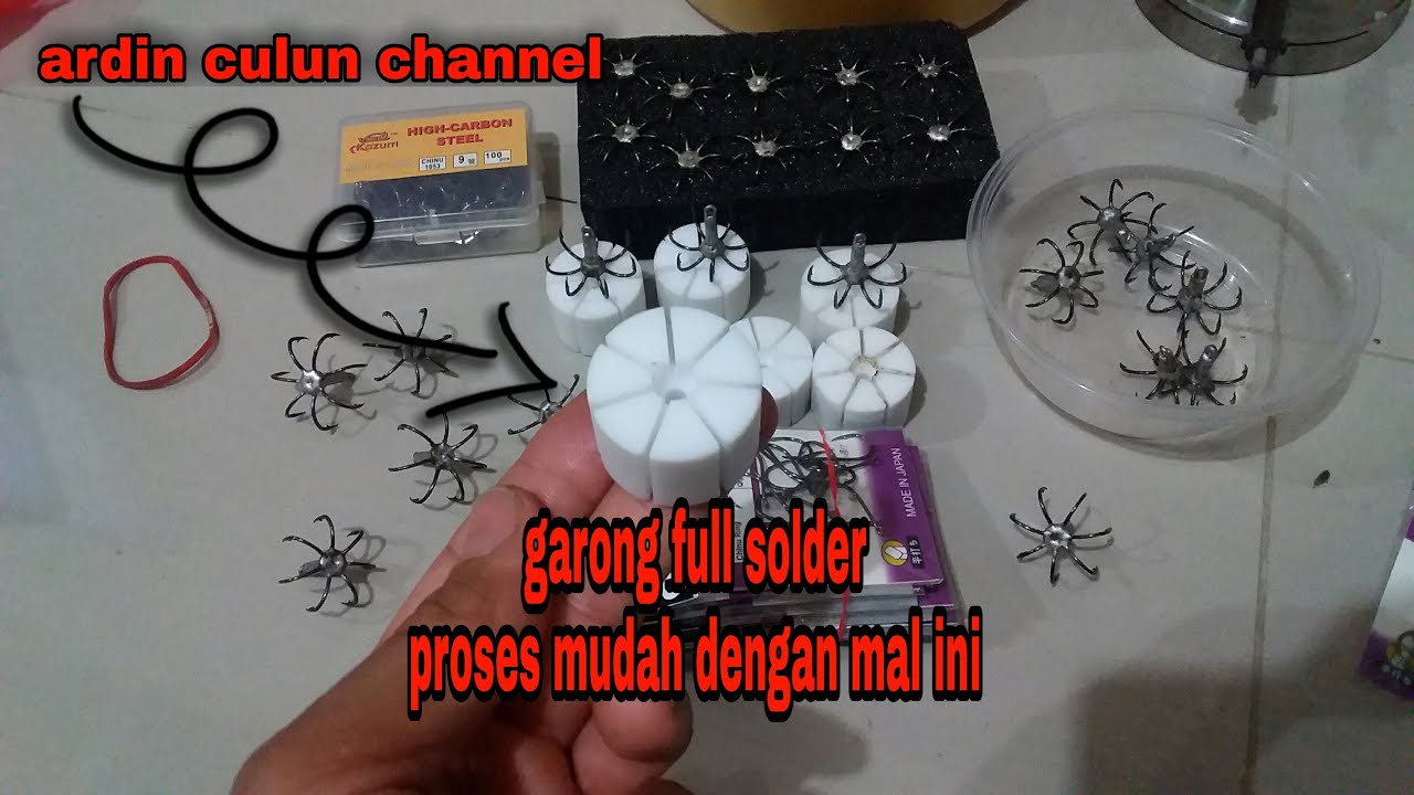 proses pembuatan garong full soder part 2