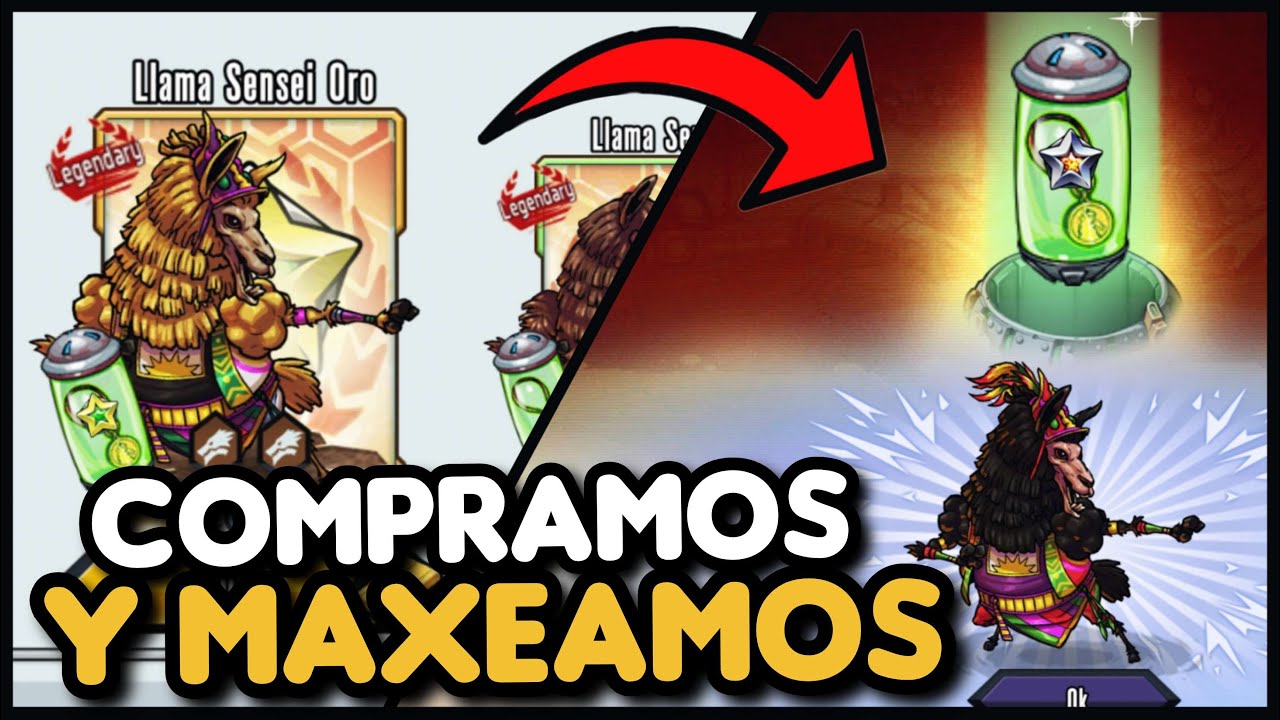 COMPRANDO Y MAXEANDO A LLAMA SENSEI 🔥 NUEVO META - Mutants Genetic Gladiators