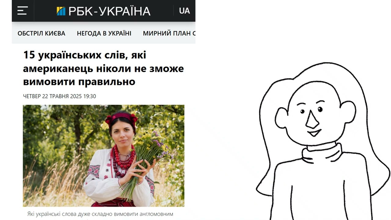 українСЬкі слова, які американеЦЬ вимовЛЯюТЬ неправиЛЬно