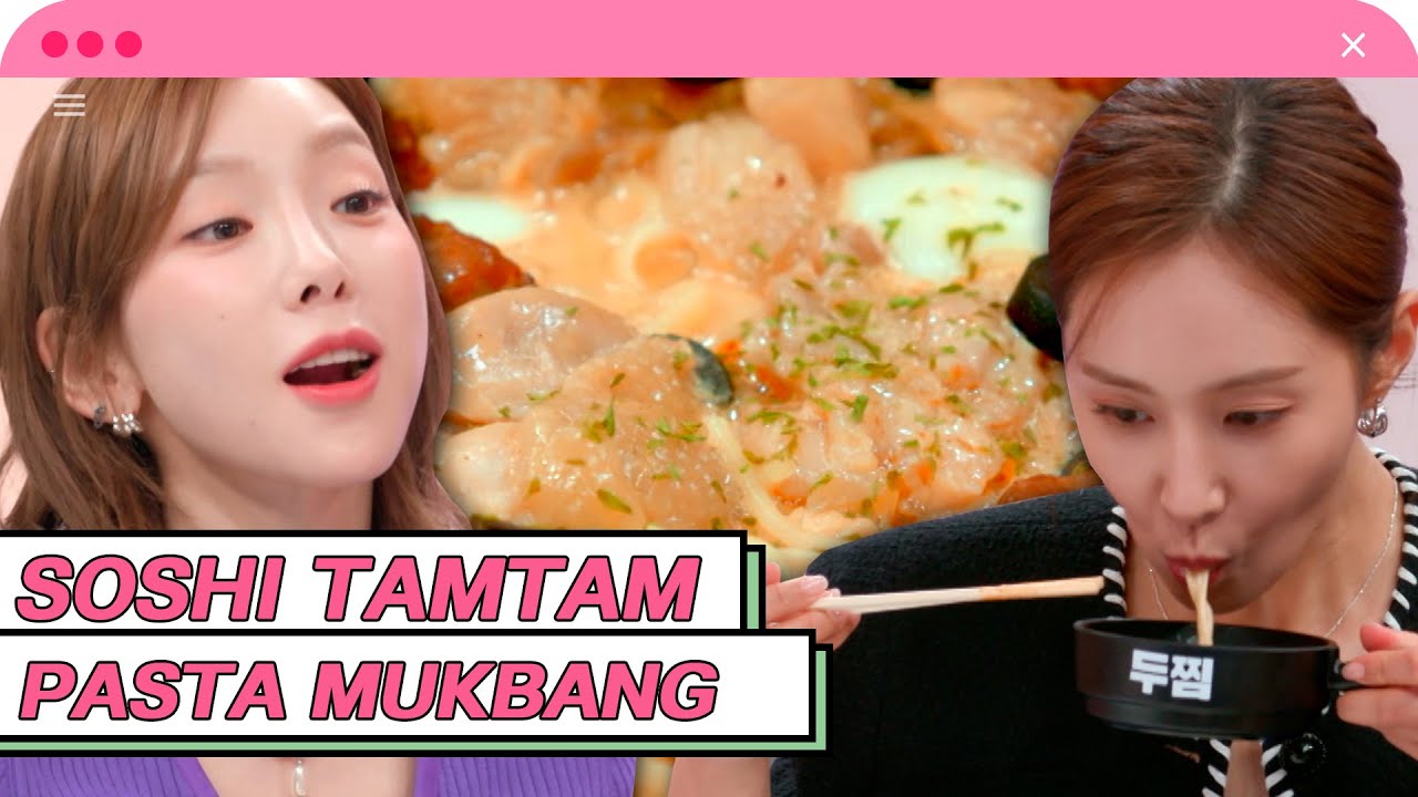 Soshi Tamtam pasta mukbang🍝