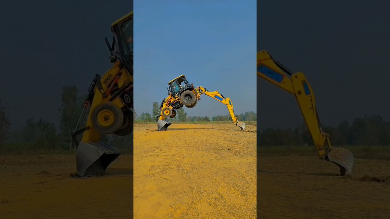 JCB Stunt WhatsApp Status #shorts #jcb #jcbvideos #stunts