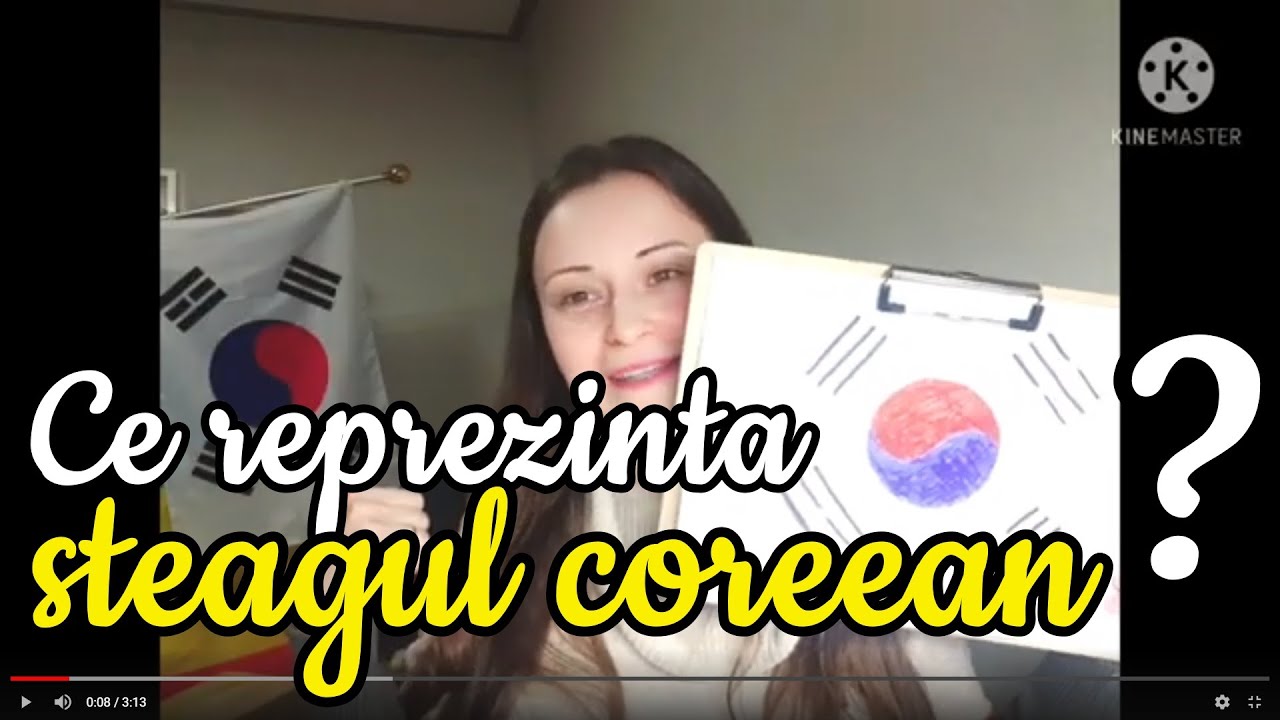 01 Simbolurile Coreei de Sud: Steagul