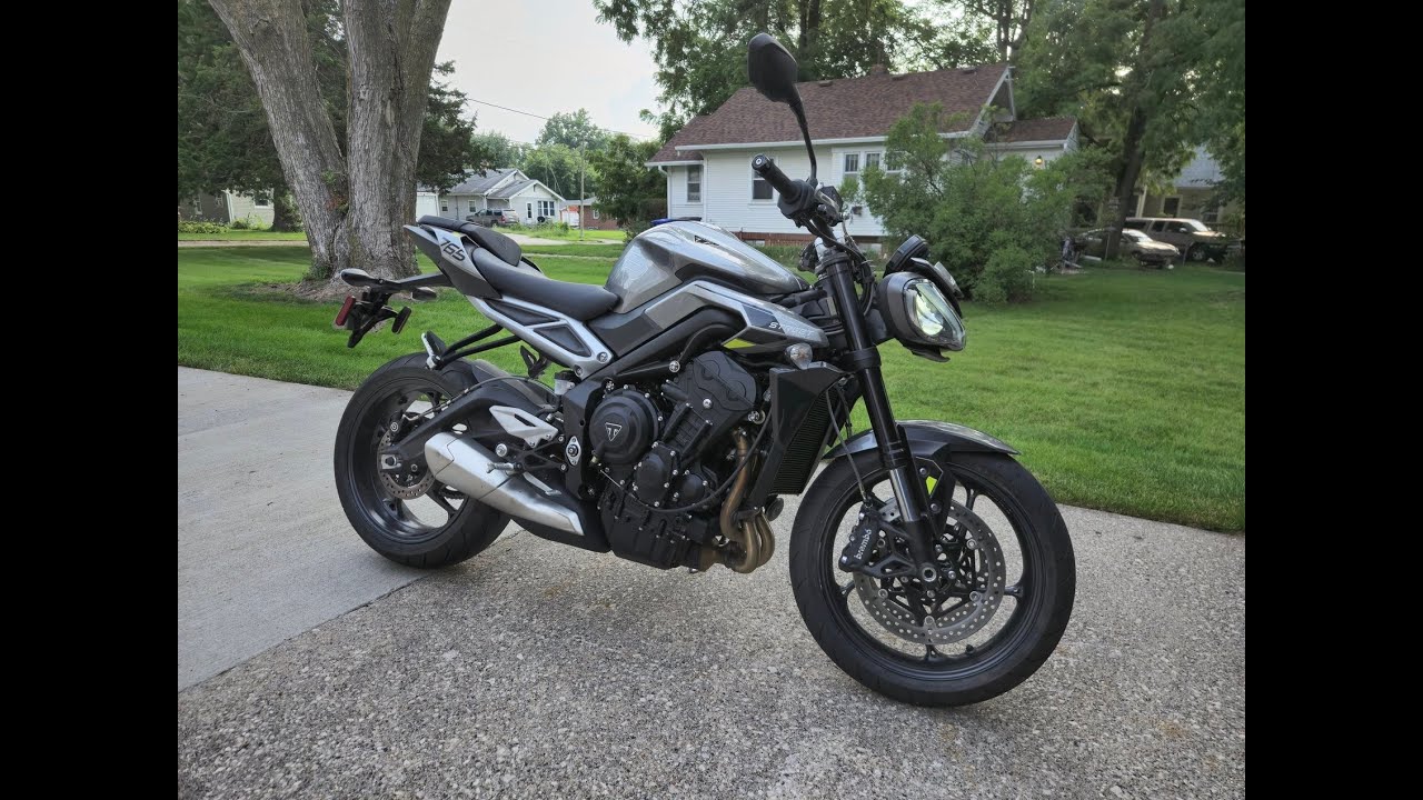 POV Ride and Walk Around on a 2024 Triumph Street Triple 765 R