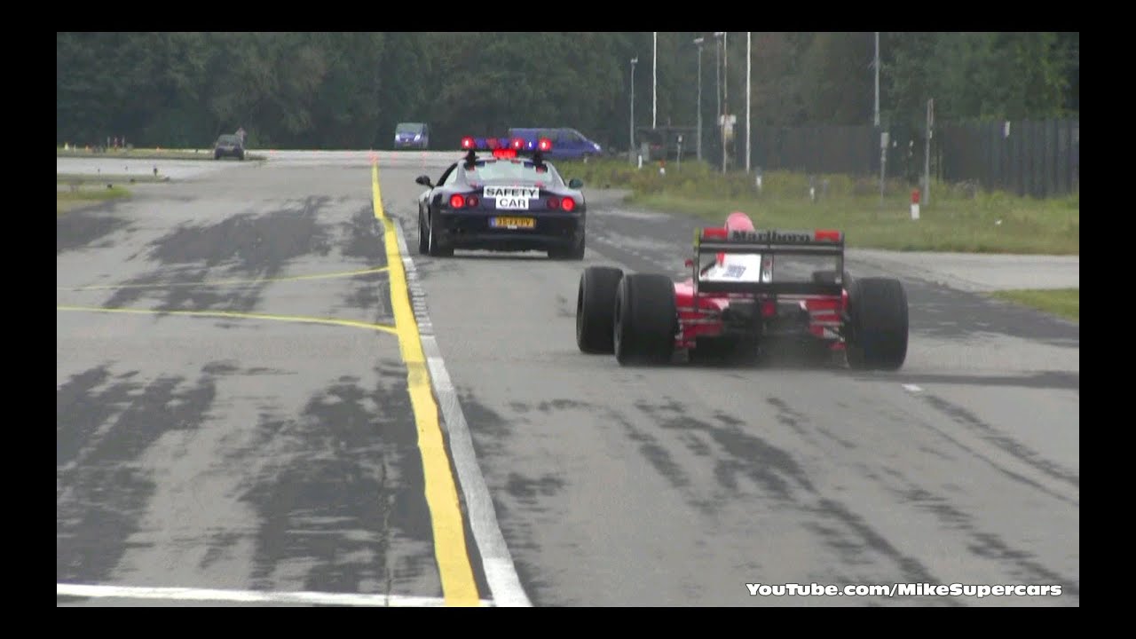 Ferrari F1 F93A ex-Jean Alesi at military airport Volkel - V12 SOUNDS!