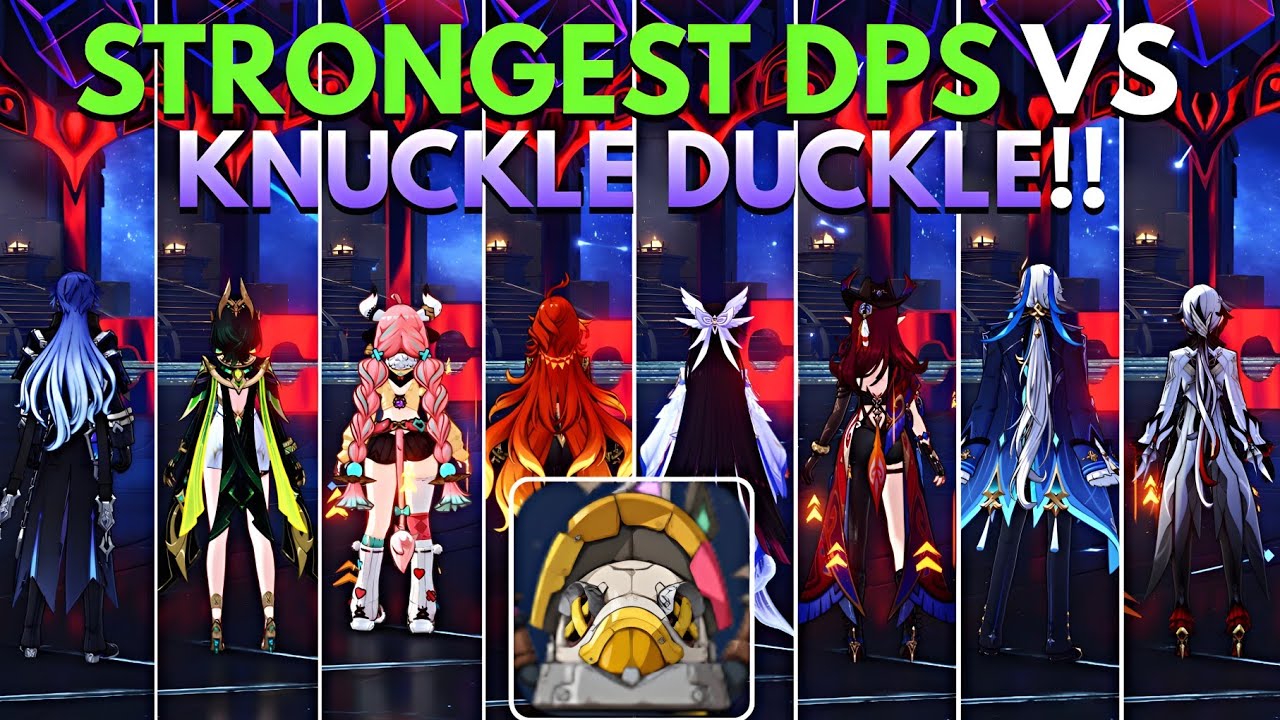Endgame Top 13 Strongest DPS With Columbina vs Knuckle Duckle! Genshin Impact