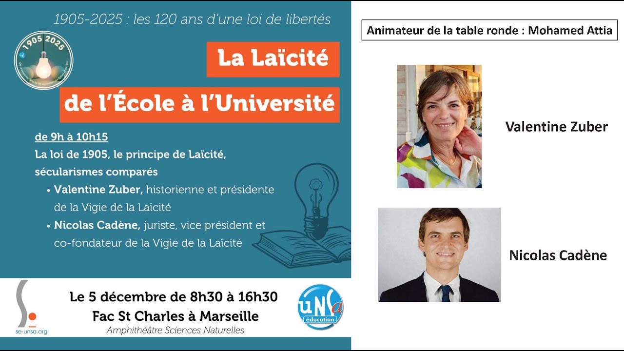 La loi de 1905, le principe de Laïcité, sécularismes comparés