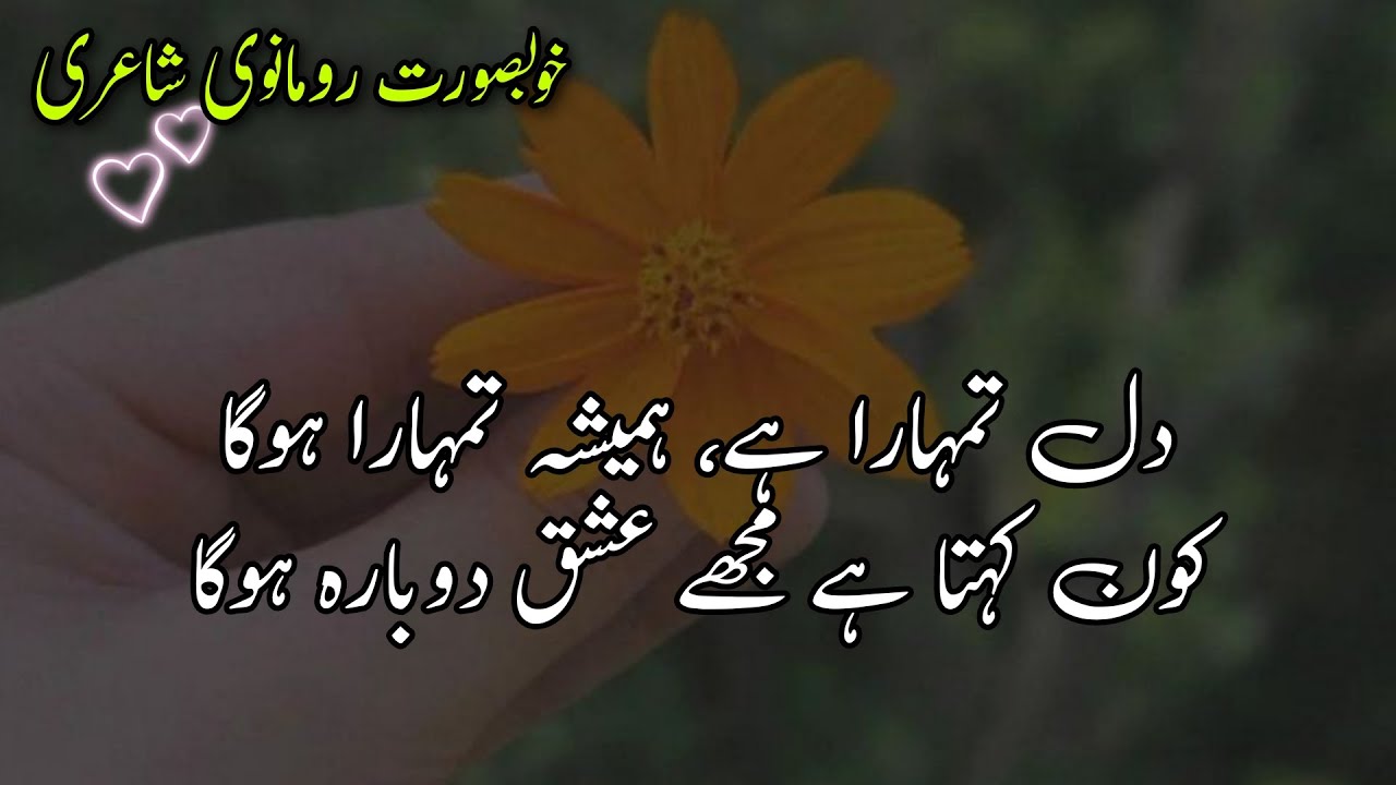 Love Couple Poetry | Mohabbat Bhari Shayari | Romantic Poetry | Evergreen Urdu Poetry