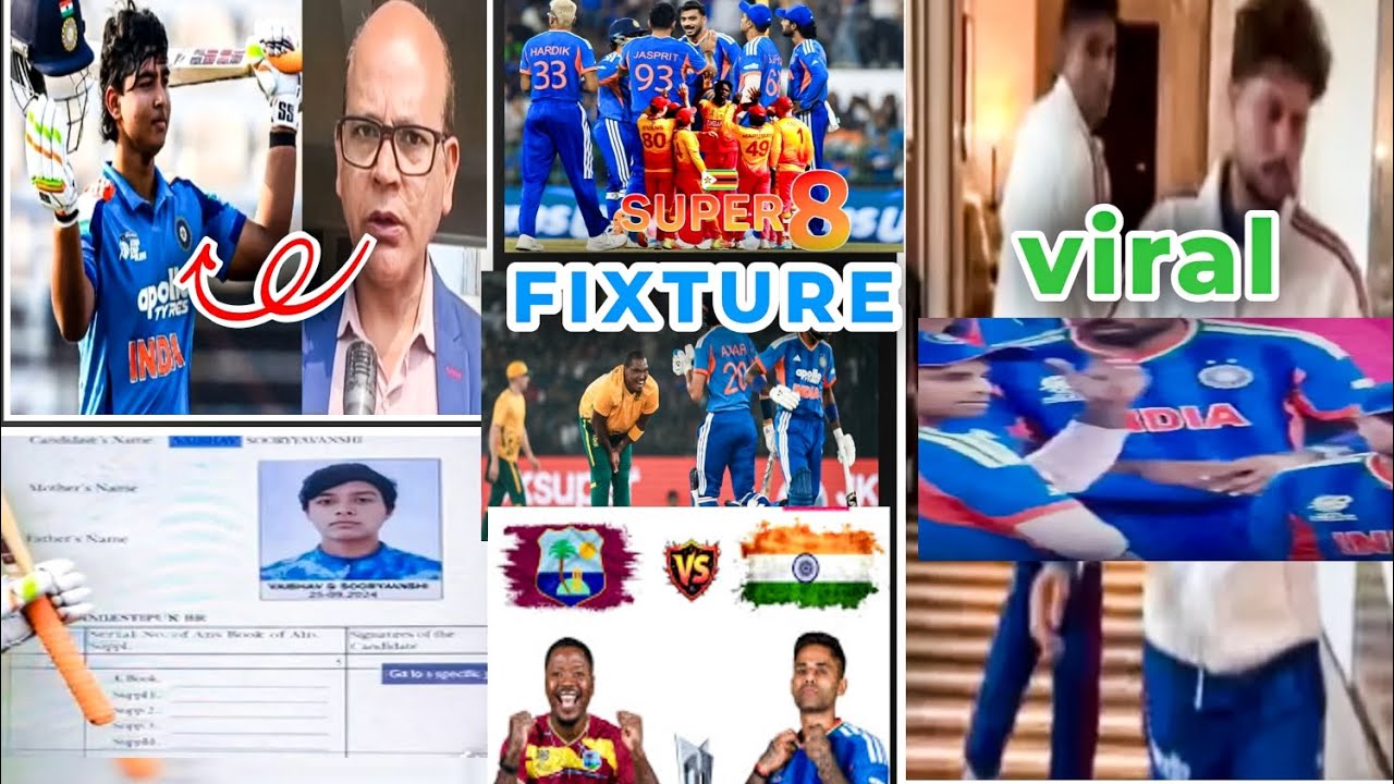 Vaibhav suryavanshi miss 10th exam PRINCIPAL react  !  IND T20 world cup super 8 matches 