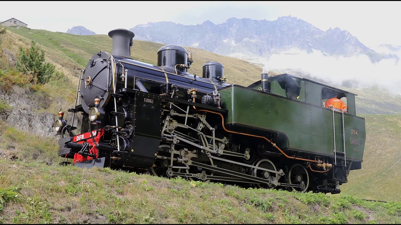 Kiss Modell der Zahnrad-Dampflokomotive  HG 4 4, Spur 2m