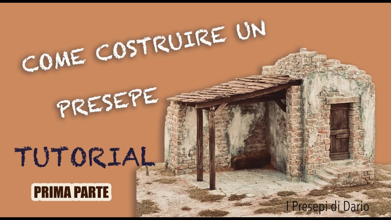Come realizzare un presepe. Prima parte del tutorial 2024