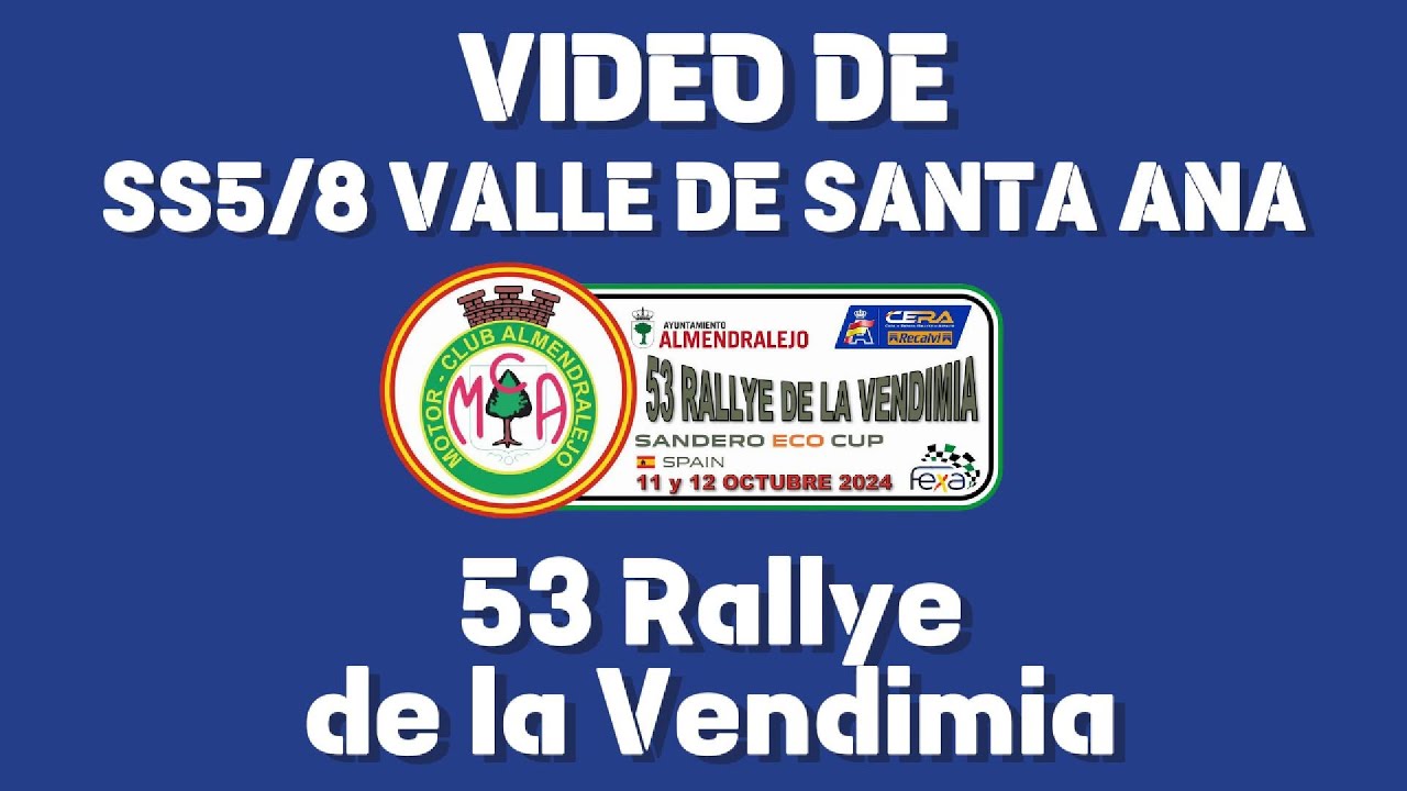 VIDEO TRAMO SS5/8 VALLE DE SANTA ANA