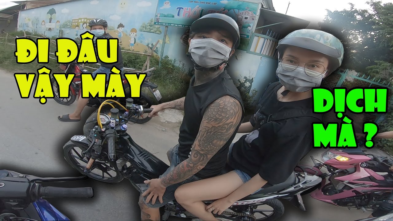 ToanBlack lấy Exciter 68+4 đi dạo ngày dịch COVIT và cái kết | Vlog